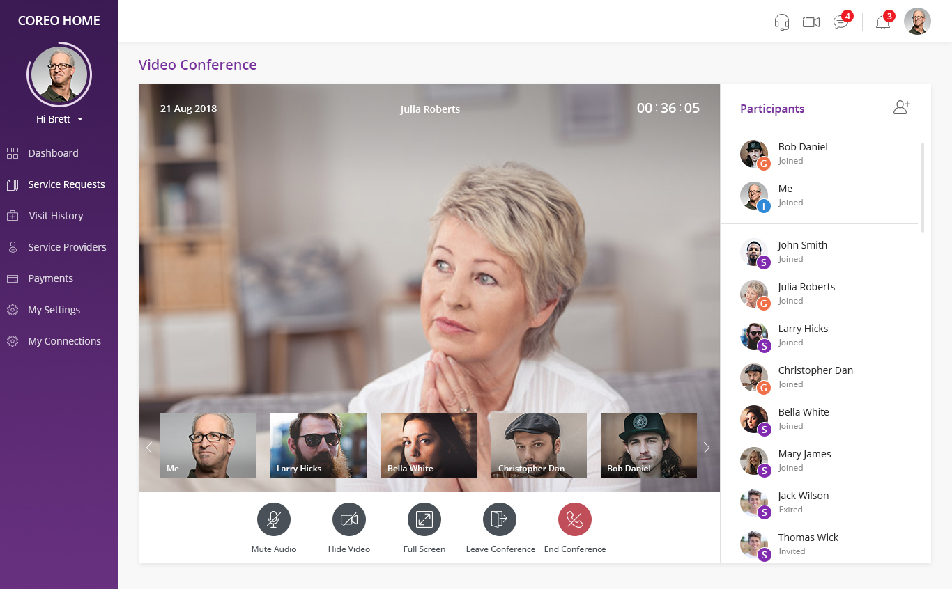 Video Conference — Web